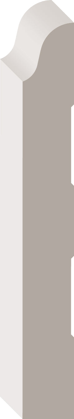 07660, MDF Pré-Peint, Plinthe - Alexandria Moulding