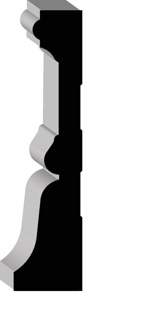 07704, MDF Pré-Peint, Architrave - Alexandria Moulding