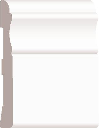 08606, PVC, Plinthe - Alexandria Moulding