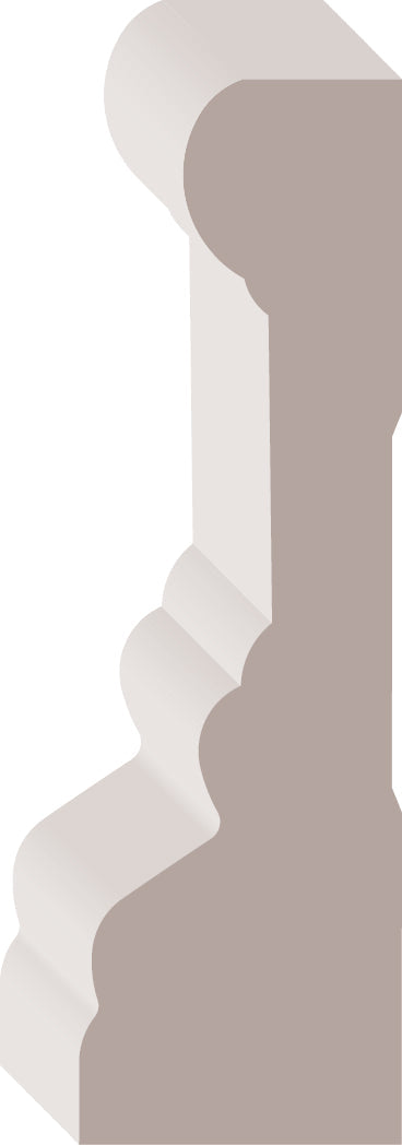 0RB3A, MDF Pré-Peint, Cadrage - Alexandria Moulding