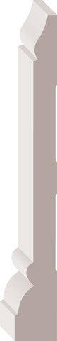 0SM12, Pin Jointé Pré-Peint, Plinthe - Alexandria Moulding