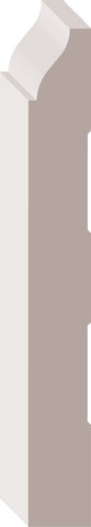 0W620, Primed Finger Joint Pine, Baseboard - Alexandria Moulding