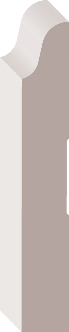 0W662, Primed Finger Joint Pine, Baseboard - Alexandria Moulding