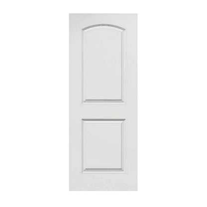 2 Panel Smooth Round Top Moulded Hollow Core Door