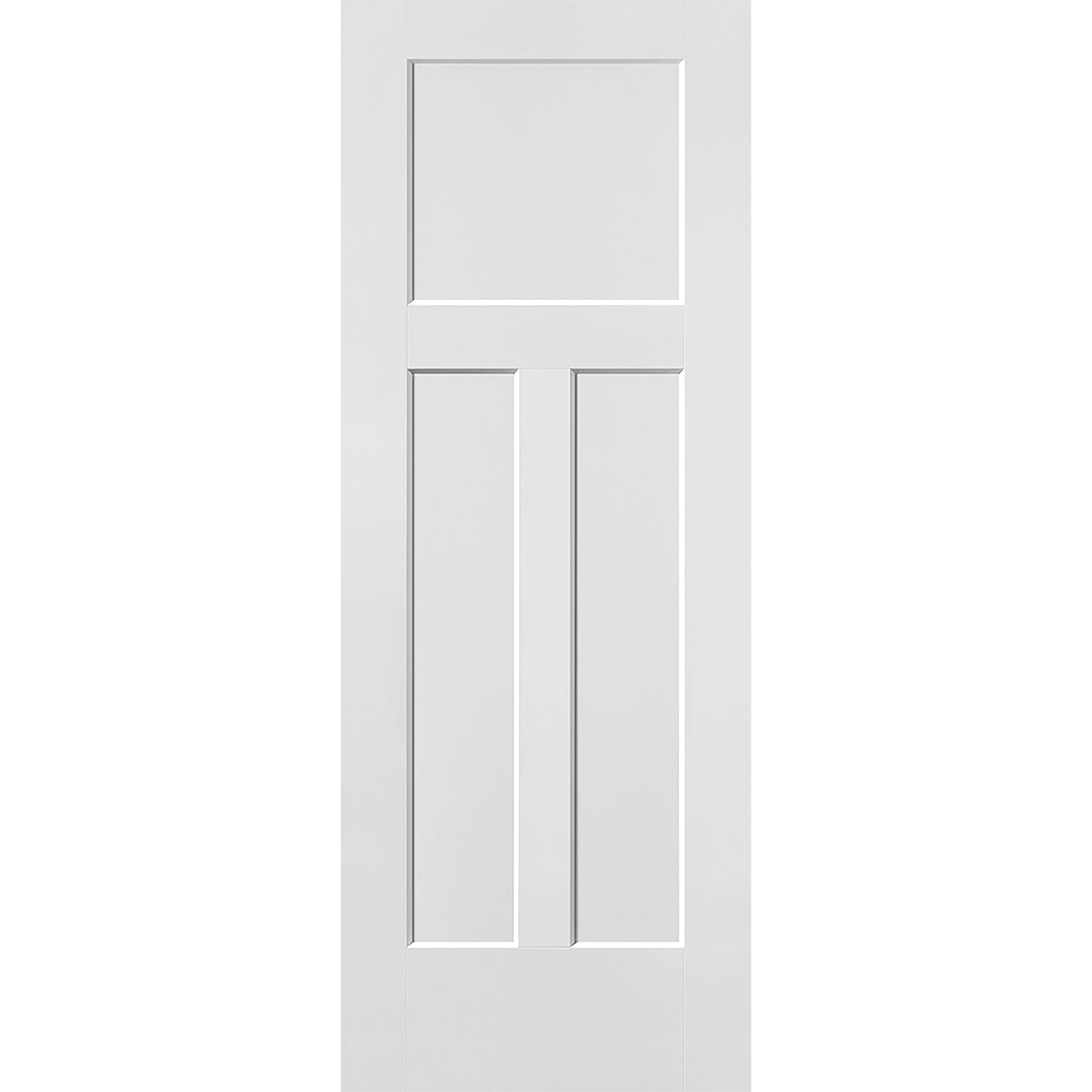 3 Panel Shaker Craftsman Solid Core Moulded Door