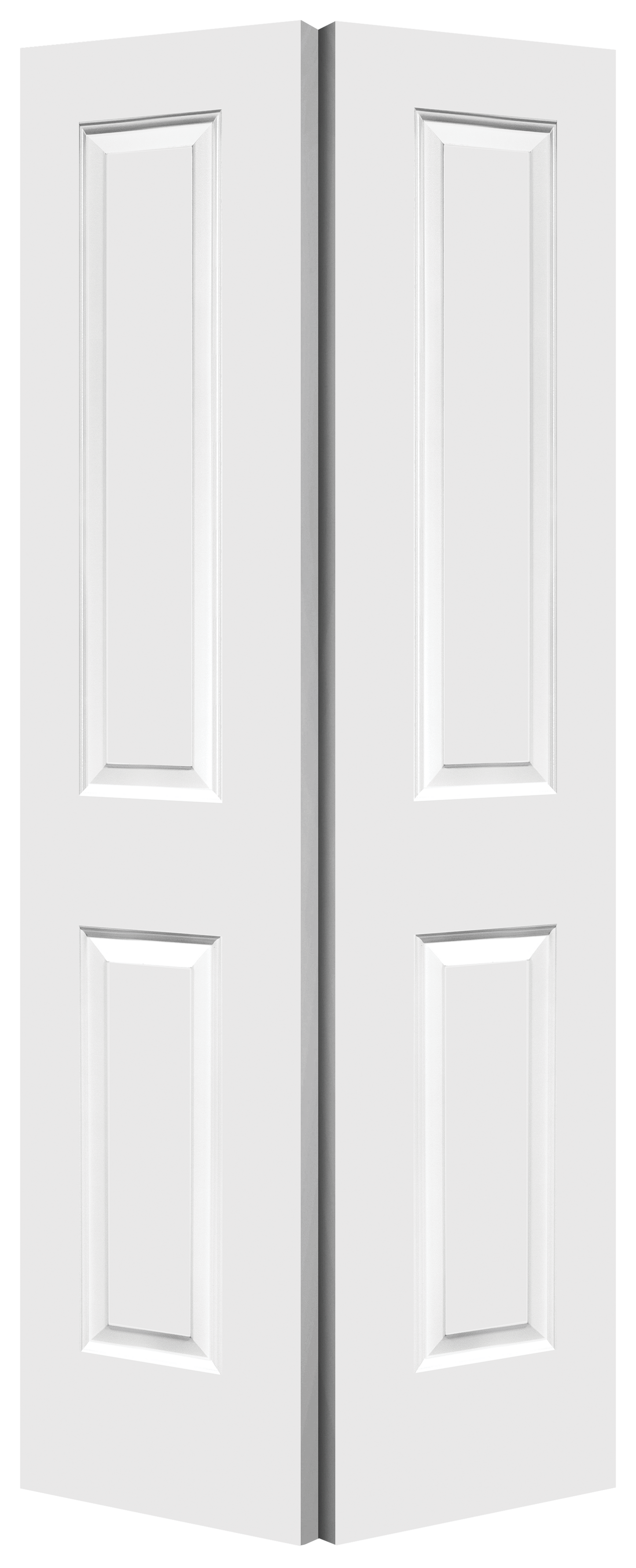 2 Panel Smooth Moulded Bifold Door