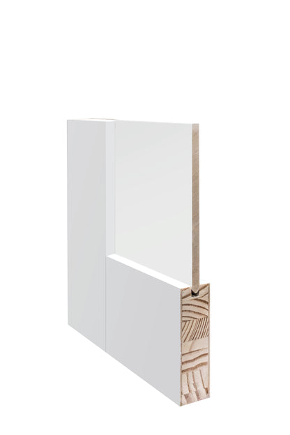 3 Panel Shaker (Primed Stile & Rail)