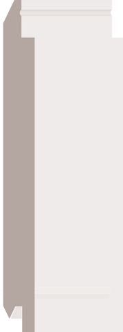 4524B, Primed Finger Joint Pine, Shiplap - Alexandria Moulding