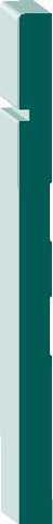 5204B, MDF Pré-Peint, Plinthe - Alexandria Moulding