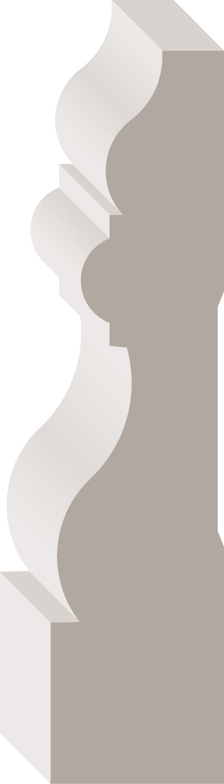 77130, MDF Pré-Peint, Cadrage - Alexandria Moulding