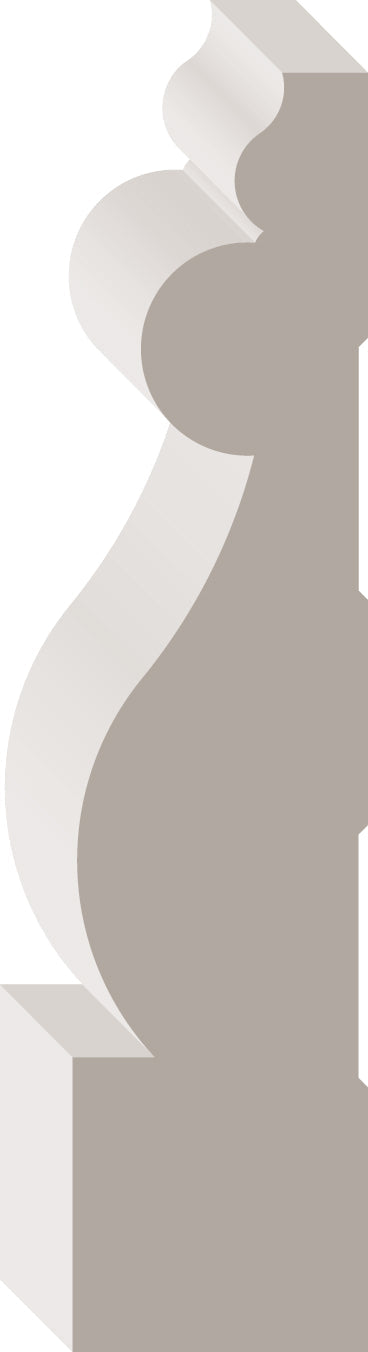77132, MDF Pré-Peint, Cadrage - Alexandria Moulding