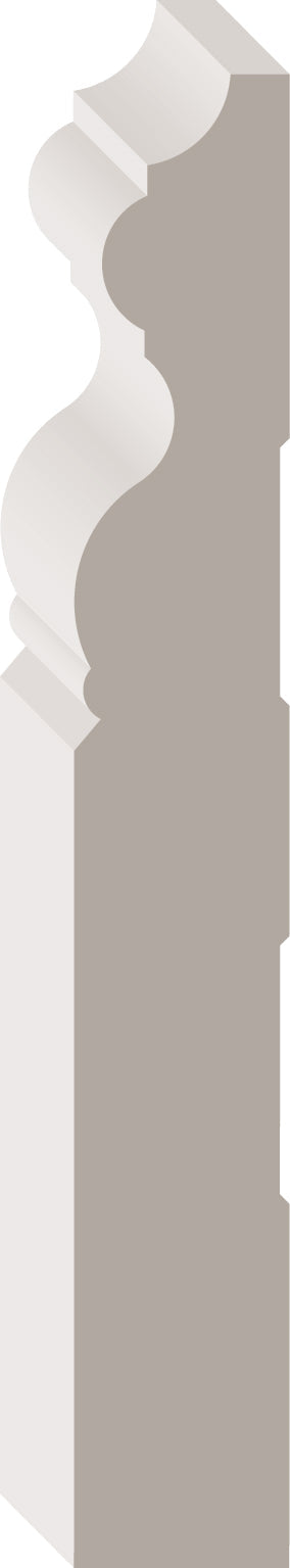 77212, MDF Pré-Peint, Plinthe - Alexandria Moulding