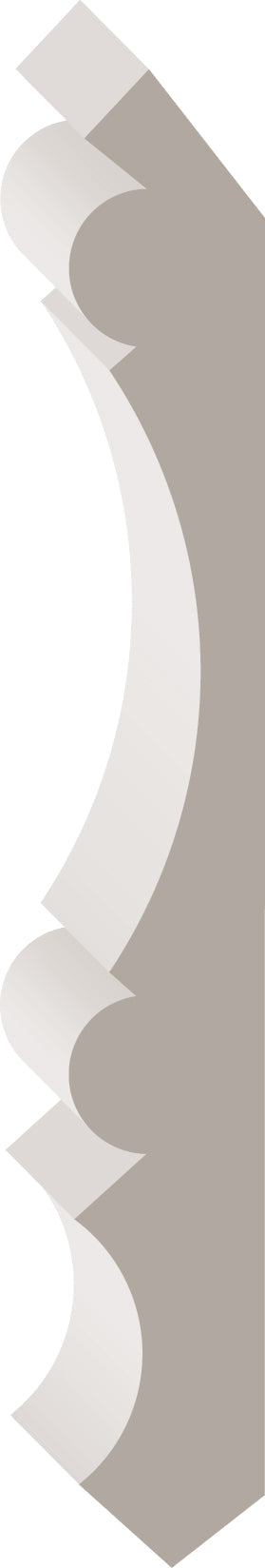 77334, MDF Pré-Peint, O'gée - Alexandria Moulding