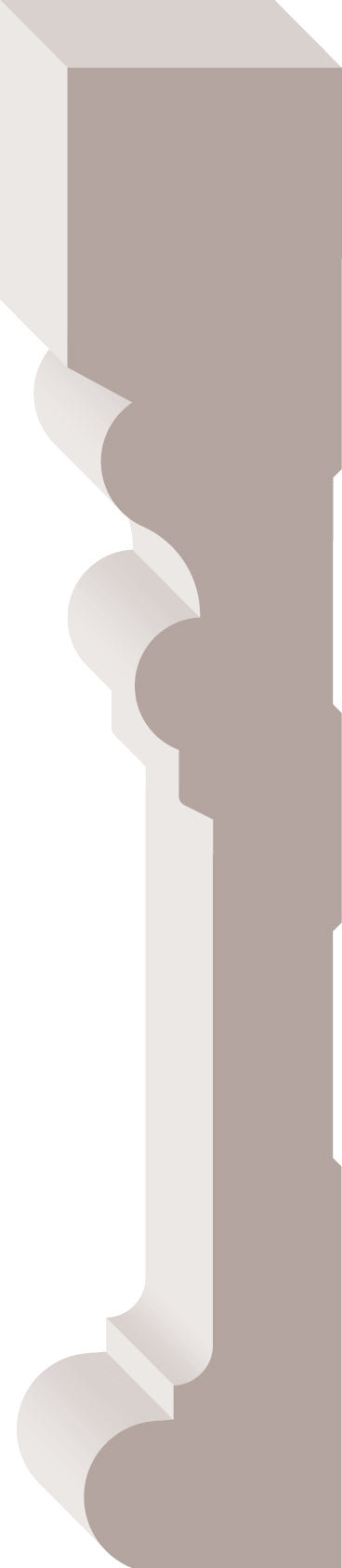 83190, MDF Pré-Peint, Architrave - Alexandria Moulding
