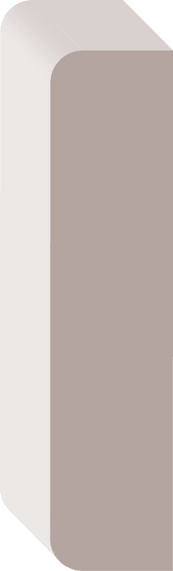 90472, MDF Pré-Peint, Cadrage - Alexandria Moulding
