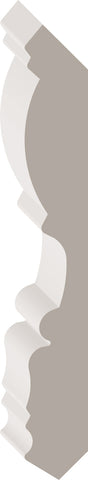 90983, Primed Finger Joint Pine, Crown - Alexandria Moulding