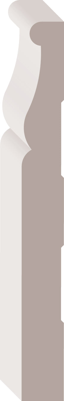 92132, MDF Pré-Peint, Plinthe - Alexandria Moulding
