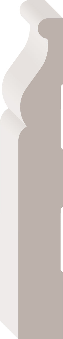 92136, MDF Pré-Peint, Plinthe - Alexandria Moulding