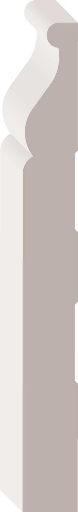 92137, MDF Pré-Peint, Plinthe - Alexandria Moulding