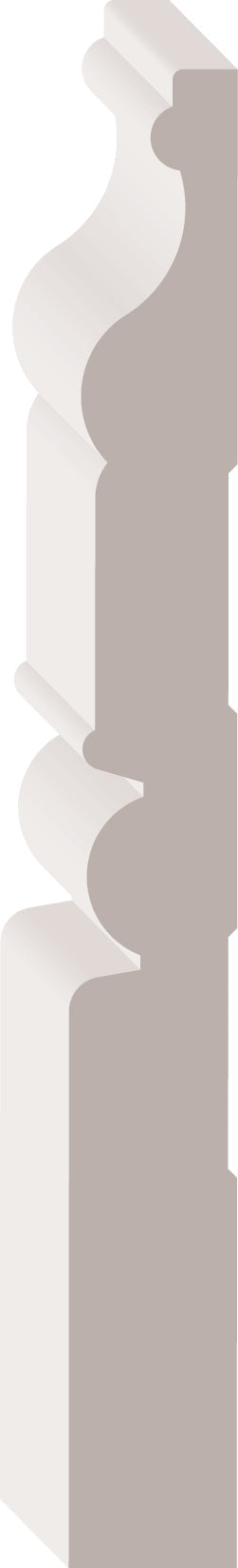 92168, MDF Pré-Peint, Plinthe - Alexandria Moulding