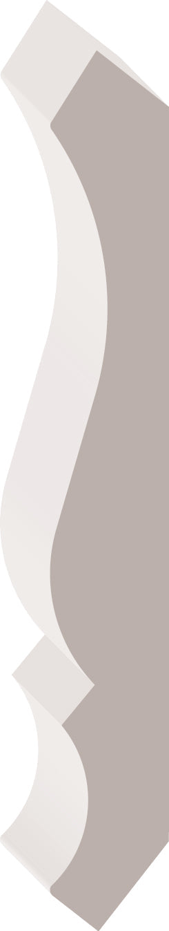 94047, MDF Pré-Peint, O'gée - Alexandria Moulding