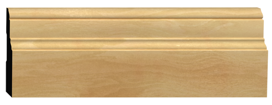 BAS-412, Peuplier Jointé Pré-Peint, Plinthe - Alexandria Moulding