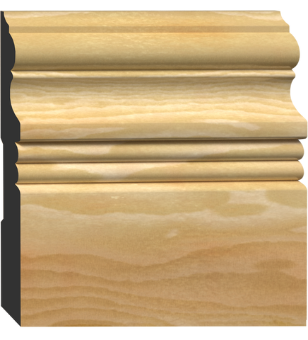 BAS-518, Peuplier, Plinthe - Alexandria Moulding
