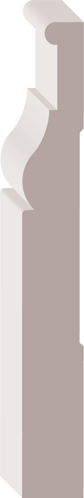 BAS-5C9, Peuplier, Plinthe - Alexandria Moulding