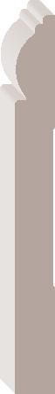 CR680, MDF Pré-Peint, Plinthe - Alexandria Moulding
