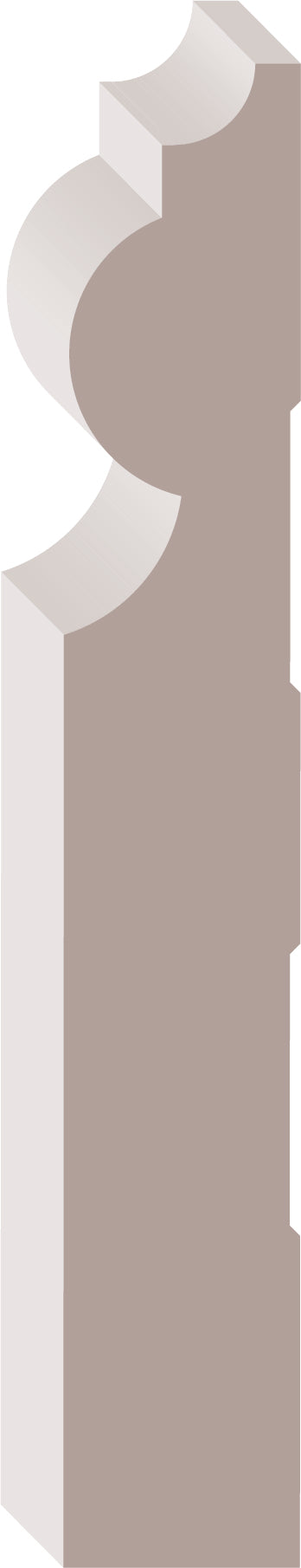 CR683, Primed MDF, Baseboard - Alexandria Moulding