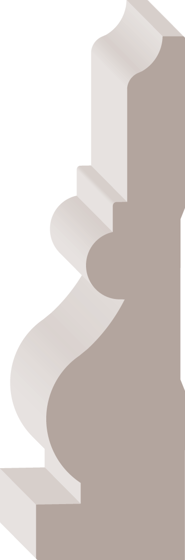 CR694, MDF Pré-Peint, Cadrage - Alexandria Moulding