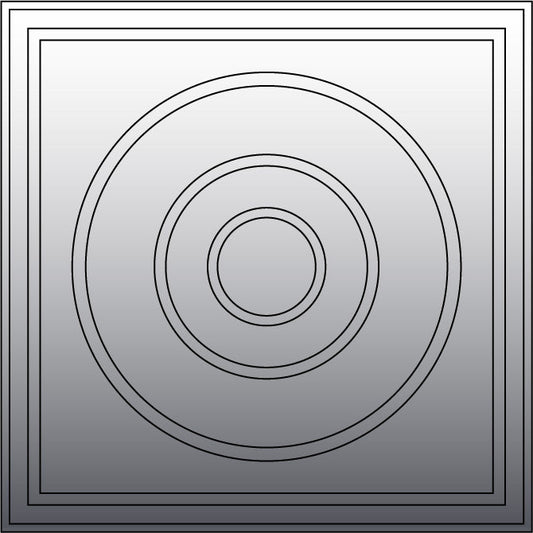 F045R, Bois Blanc, Rosette - Alexandria Moulding