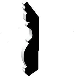 F0659, Bois Blanc, O'gée - Alexandria Moulding