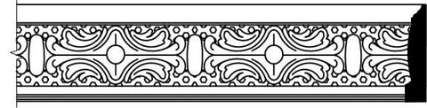 F0685, Bois Blanc, Cimaise - Alexandria Moulding