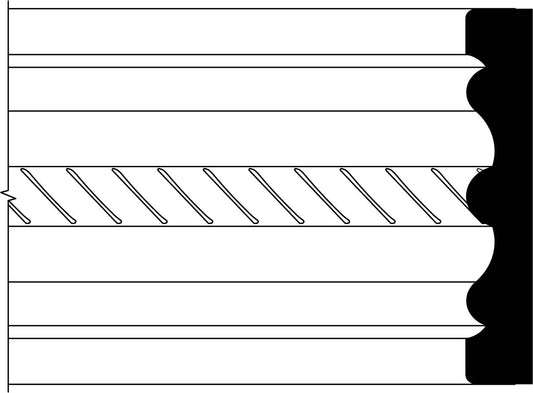 F0713, Bois Blanc, Cadrage - Alexandria Moulding
