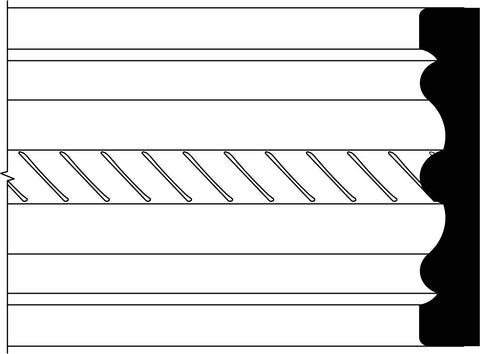 F0713, Bois Blanc, Cadrage - Alexandria Moulding