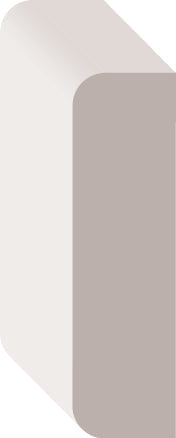 L887A, Primed Finger Joint Pine, Door Stop - Alexandria Moulding