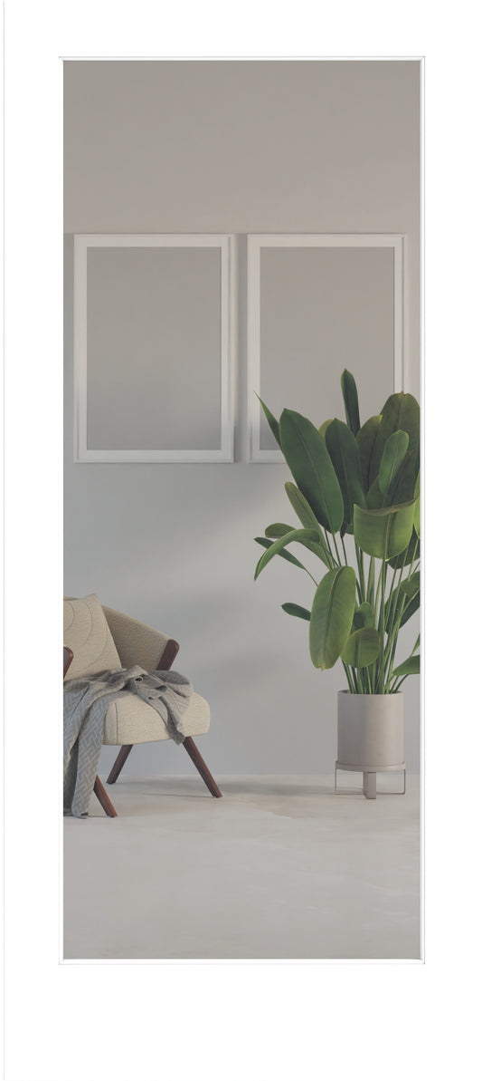 1 Lite Clear Panel (Primed Stile & Rail), Primed, Doors - Alexandria Moulding
