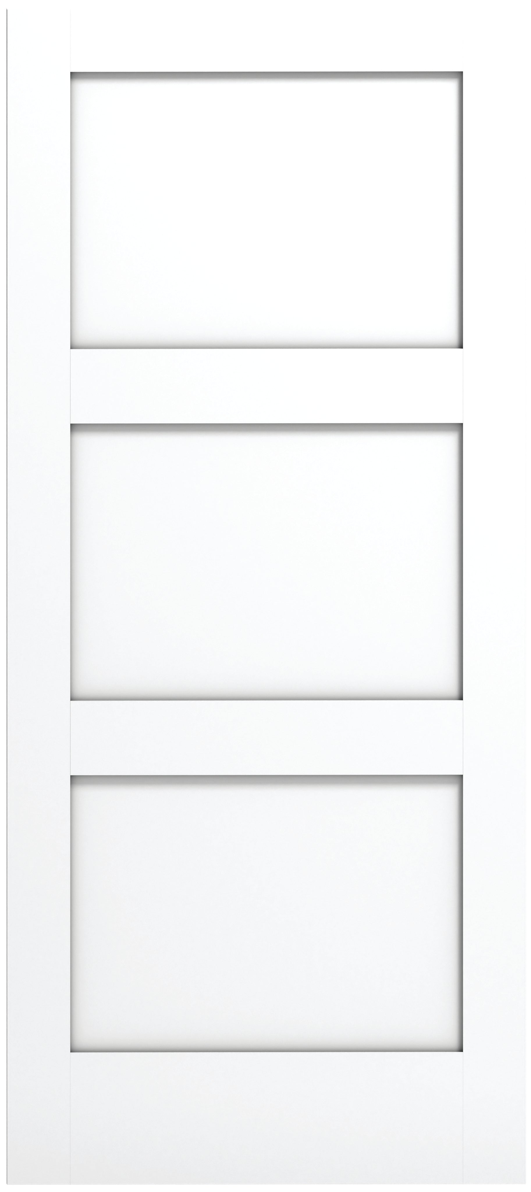 3 Panel Shaker (Primed Stile & Rail) - Alexandria Moulding