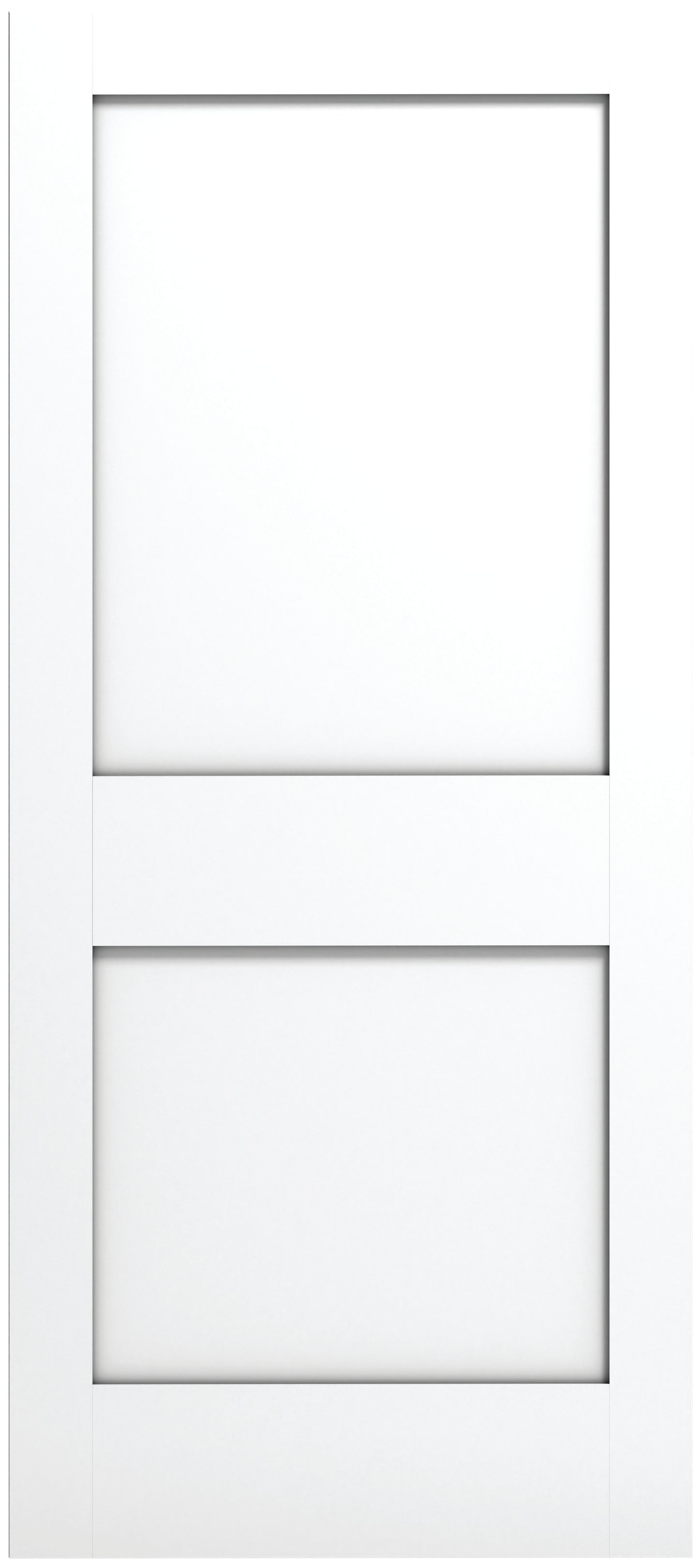 2 Panel Shaker (Primed Stile & Rail)