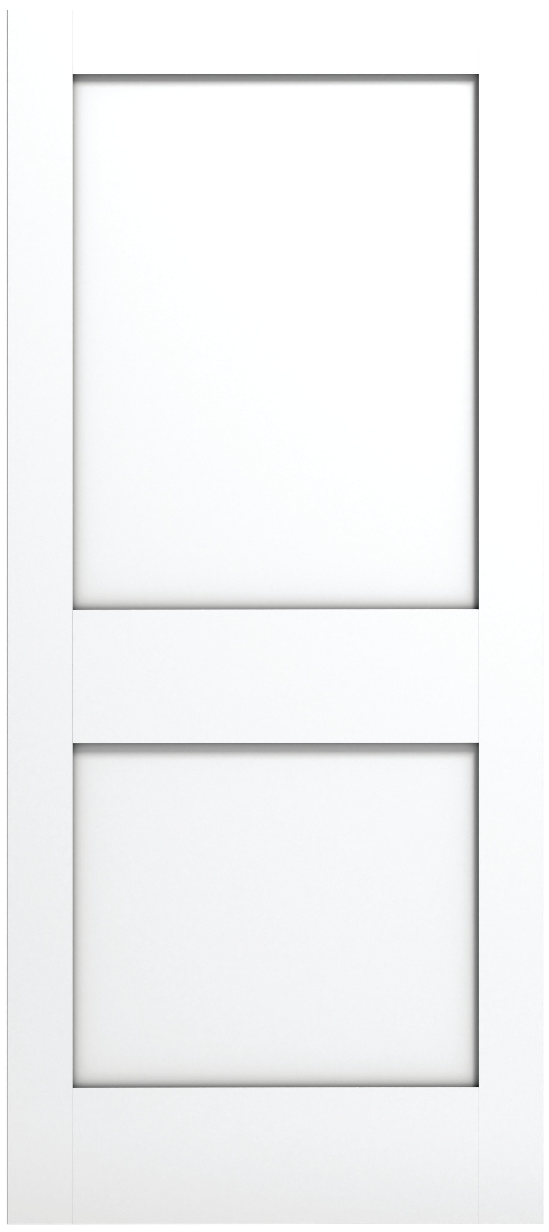2 Panel Shaker (Primed Stile & Rail) - Alexandria Moulding