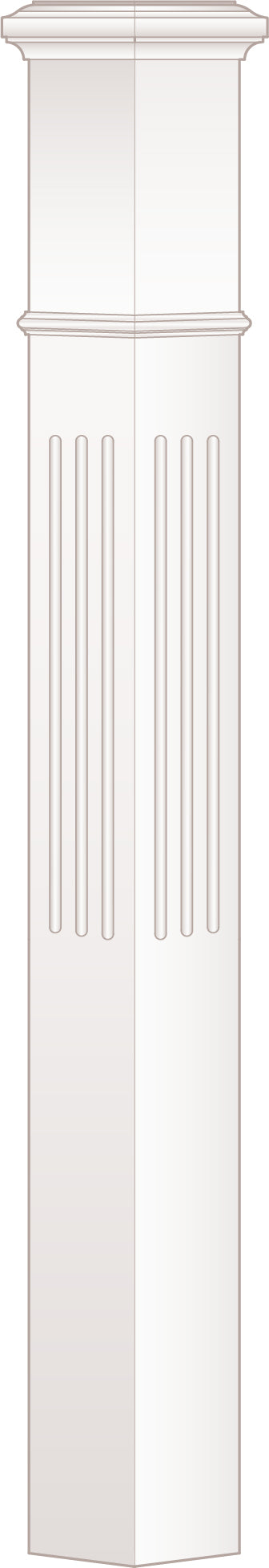 SC-FMN312, Chêne, Poteaus - Alexandria Moulding