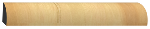 SHO-001, Oak, Shoe Moulding - Alexandria Moulding