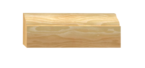 STO-100, Primed Finger Joint Poplar, Door Stop - Alexandria Moulding