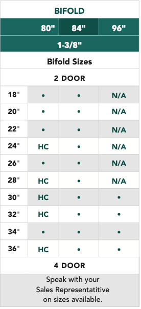 Carrara® - 2 Panel Smooth Bifold - Alexandria Moulding