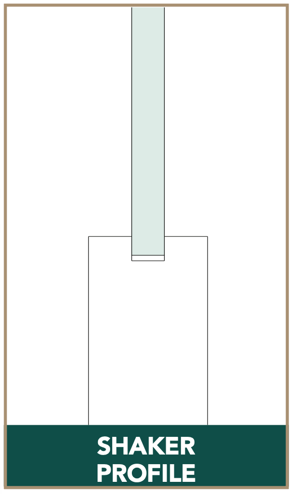 1 Lite Clear Panel (Primed Stile & Rail) - Alexandria Moulding