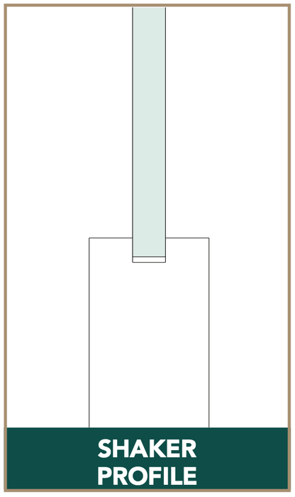 1 Lite Clear Panel (Primed Stile & Rail)