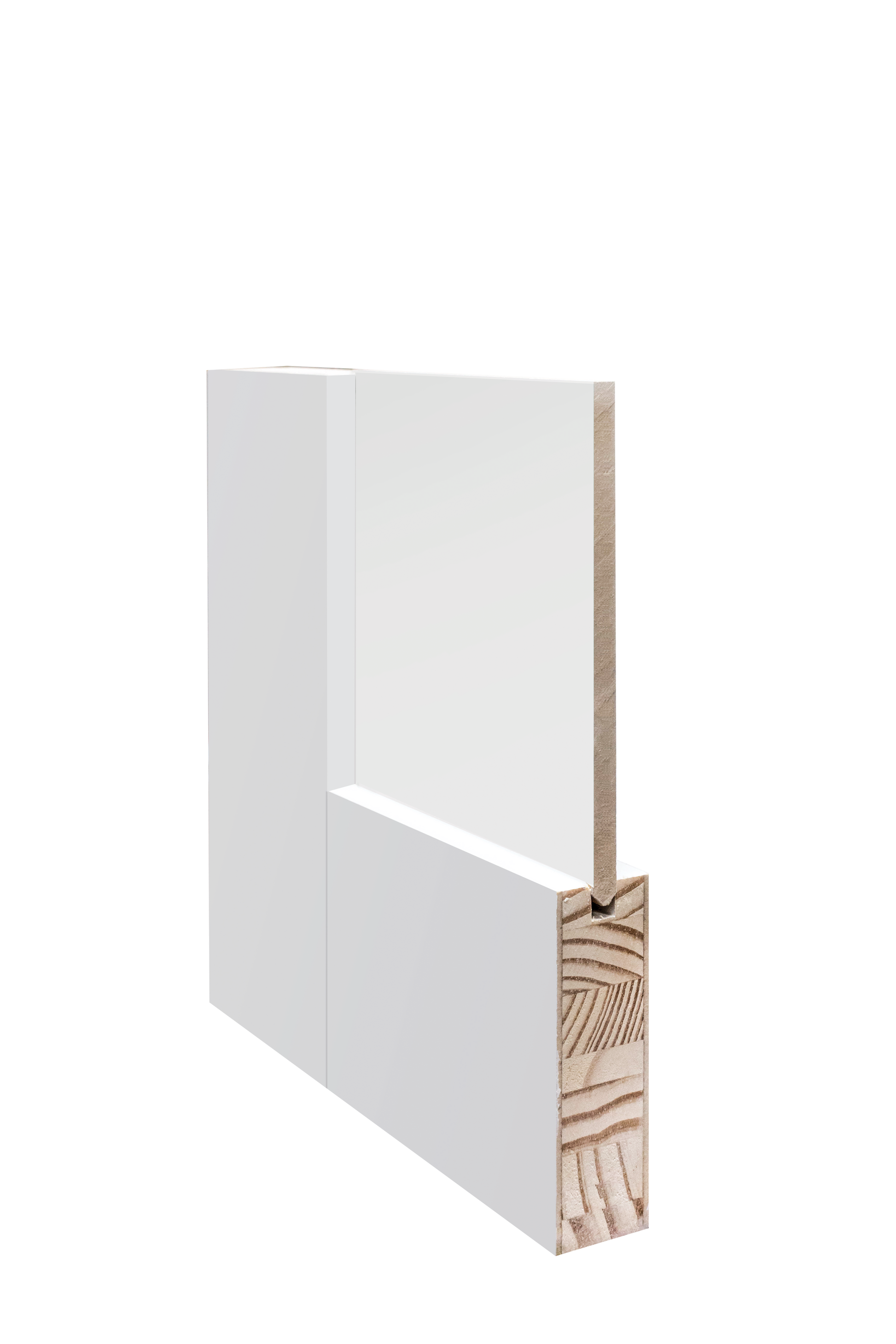1 Panel Shaker Sticking Bifold Wood Door - Alexandria Moulding