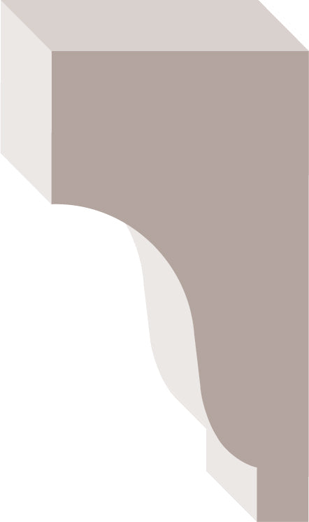 SHI-203, Peuplier, Moulure á Bardeau - Alexandria Moulding